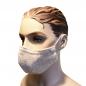 Preview: Mundmaske BEIGE HARRIS TWEED + Nasenbügel Atemmaske Wolle