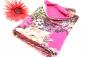 Preview: Sale Farbenfroher Wende-Schal in Pink limitierte Auflage