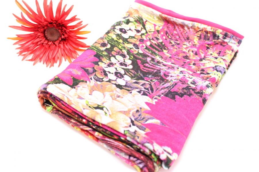 Sale Farbenfroher Wende-Schal in Pink limitierte Auflage